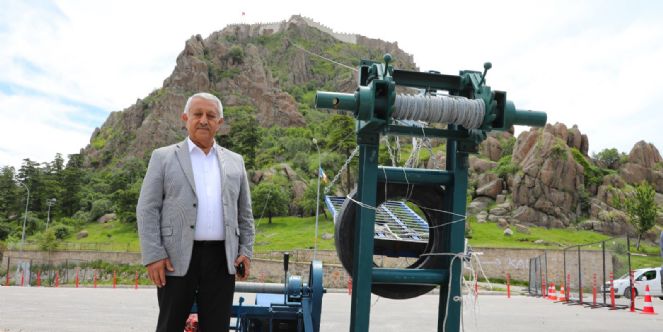 Afyonkarahisar'ın Teleferik Projesi'nde Çalışmalar Hızla İlerliyor